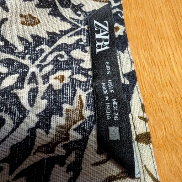 Zara Cotton/Linen Maxi Dress,S - Picture 8 of 9